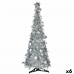 Kerstboom Zilverkleurig Klatergoud 38 x 38 x 150 cm (6 Stuks)