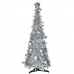 Kerstboom Zilverkleurig Klatergoud 38 x 38 x 150 cm (6 Stuks)