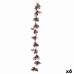 Guirlande de Noël Branche Fruits rouges Vert Plastique 15 x 7,5 x 156 cm (6 Unités)