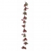 Christmas garland Branch Red fruits Green Plastic 15 x 7,5 x 156 cm (6 Units)