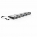 Hub USB Mobility Lab Dock Adapter 11 in 1 Grigio 100 W