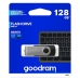 Στικάκι USB GoodRam UTS2-1280K0R11 128 GB 128 GB Μαύρο Μαύρο/Ασημί (1 μονάδα)