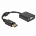 Adaptador DisplayPort para VGA DELOCK 61006 Preto