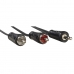 Audio Jack - 2 RCA kabelis Hama 00205110 Juoda 1,5 m