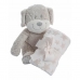 Geschenkset voor baby's Coralina Knuffel Deken Hond 100 x 75 cm