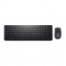 Tastiera e Mouse Dell KM3322W Qwerty US Nero QWERTY