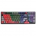 Toetsenbord A4 Tech A4TKLA47261 Monteuse Zwart Multicolour QWERTY