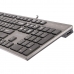 Klaviatuur A4 Tech KV-300H QWERTY Must Hall Mustvalge Must/Hall