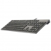 Klaviatuur A4 Tech KV-300H QWERTY Must Hall Mustvalge Must/Hall