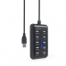 USB-keskitin GEMBIRD UHB-U2P10P-01