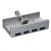 Hub USB Orico MH4PU-P-SV-BP Argentato