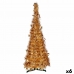 Weihnachtsbaum Gold Lametta 38 x 38 x 150 cm (6 Stück)