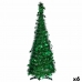 Weihnachtsbaum grün Lametta 37 x 37 x 105 cm (6 Stück)