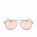 Unisex-Sonnenbrille Calvin Klein CKJ164S  Rosa Silberfarben ø 58 mm