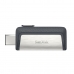 Clé USB SanDisk Ultra Dual Drive Noir Gris 256 GB (1 Unité)