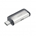 Clé USB SanDisk Ultra Dual Drive Noir Gris 256 GB (1 Unité)