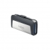 Clé USB SanDisk Ultra Dual Drive Noir Gris 256 GB (1 Unité)