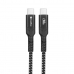 USB-C-Kabel CoolBox COO-CAB-UC-60W Schwarz Schwarz/Grau 1,2 m