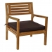 Set masă cu Trei scaune DKD Home Decor Tec 127 x 72 x 88 cm (4 pcs)