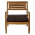 Set masă cu Trei scaune DKD Home Decor Tec 127 x 72 x 88 cm (4 pcs)