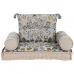 Sillón de jardín DKD Home Decor Azul Beige 90 x 55 x 18 cm