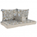 Sillón de jardín DKD Home Decor Azul Beige 155 x 76 x 65 cm 150 x 76 x 20 cm