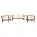 Conjunto de Mesa com 3 Poltronas DKD Home Decor 130 x 69 x 65 cm