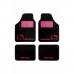 Conjunto de Tapetes de Carro Hello Kitty Preto Cor de Rosa (4 pcs)