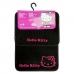 Conjunto de Tapetes de Carro Hello Kitty Preto Cor de Rosa (4 pcs)