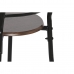 Conjunto de Mesa con 4 Sillas DKD Home Decor Marrón Negro Metal Madera MDF 121 x 55 x 78 cm