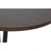 Tafel met vier stoelen DKD Home Decor Bruin Zwart Metaal Hout MDF 121 x 55 x 78 cm