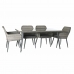 Set of 3 tables DKD Home Decor 166 x 92 x 72 cm Kristalli synteettinen rottinki Teräs 83 cm (166 x 92 x 72 cm)