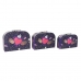 Set de Cutii Decorative DKD Home Decor Metal Carton Infantil 28 x 9,5 x 20 cm