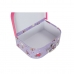 Set de Cutii Decorative DKD Home Decor Liliachiu Metal Carton 28 x 9,5 x 20 cm