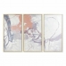 Set of 3 pictures DKD Home Decor 180 x 4 x 120 cm Abstrakti Kaupunki