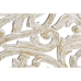 Décoration murale DKD Home Decor Doré Blanc Fer Romantique Bois MDF (40 x 2 x 120 cm)