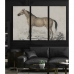 Maľba DKD Home Decor Kôň (180 x 4 x 120 cm)