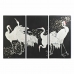 3 maali komplekt DKD Home Decor Idamaine Heron (210 x 4 x 140 cm)