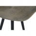 Set od tri stolice Home ESPRIT Crna zlatan 52 x 39 x 45 cm