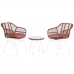 Table set with 2 chairs DKD Home Decor 56 x 57,5 x 82 cm