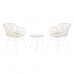 Table set with 2 chairs DKD Home Decor 56 x 57,5 x 82 cm