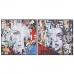 Maľba Home ESPRIT Abstraktný Moderný 100 x 3,5 x 100 cm (2 kusov)