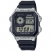 Ανδρικά Ρολόγια Casio ILLUMINATOR WORLDTIME Μαύρο Γκρι (Ø 40 mm)