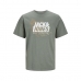 Heren-T-Shirt met Korte Mouwen Jack & Jones LOGO TEE SS 12252376 Groen