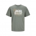 Kortærmet T-shirt til Mænd Jack & Jones LOGO TEE SS 12252376 Grøn