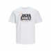 Футболка с коротким рукавом мужская Jack & Jones LOGO TEE SS 12252376 Белый