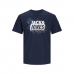 Herren Kurzarm-T-Shirt Jack & Jones LOGO TEE SS 12252376 Marineblau