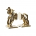 Bokstöd DKD Home Decor Gouden Hars Koloniaal Gorilla 14 x 12,5 x 24 cm