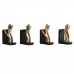 Bookend DKD Home Decor 22 x 8,5 x 17 cm Resin (2 Units)