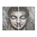 Set of 2 pictures Home ESPRIT Buddha Itämainen 160 x 3 x 120 cm